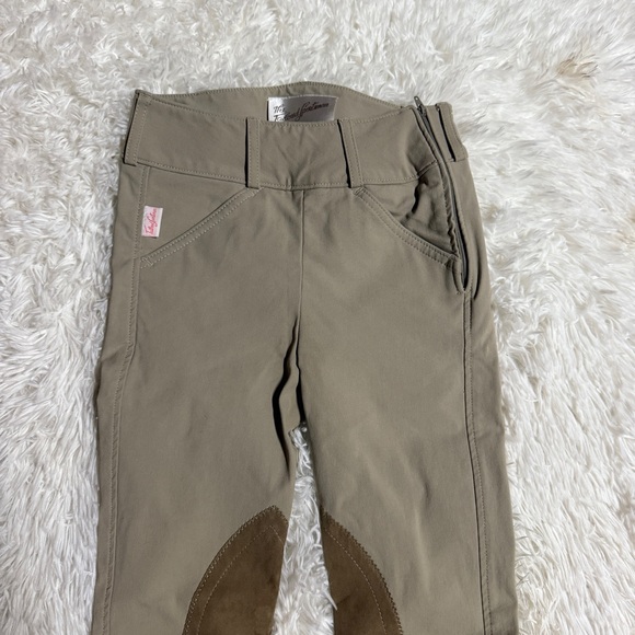 Child’s Size 8R Tan Tailored Sportsman Knee Patch Horseback Riding Jodphurs - Picture 3 of 7